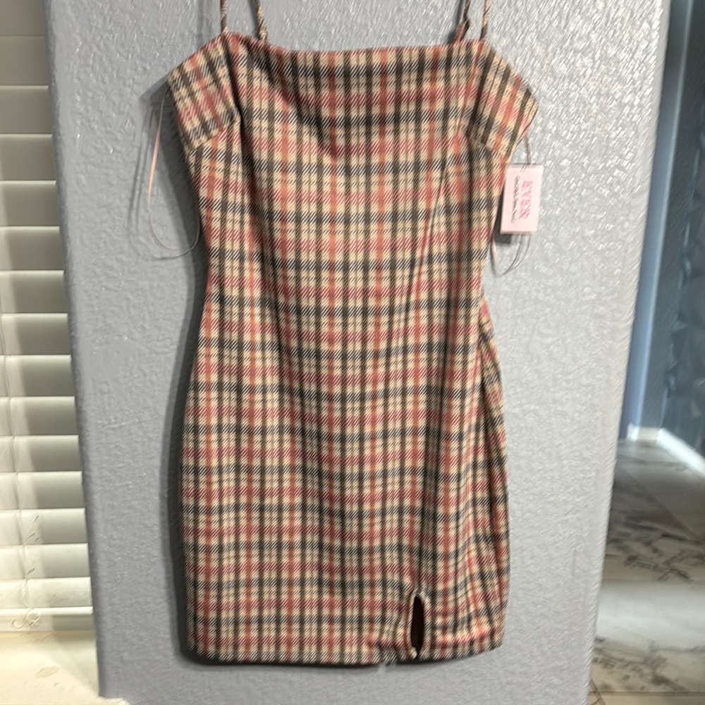 Plaid Mini Dress